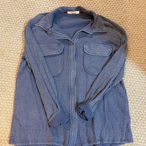 Waffle Blue Women’s Shirt